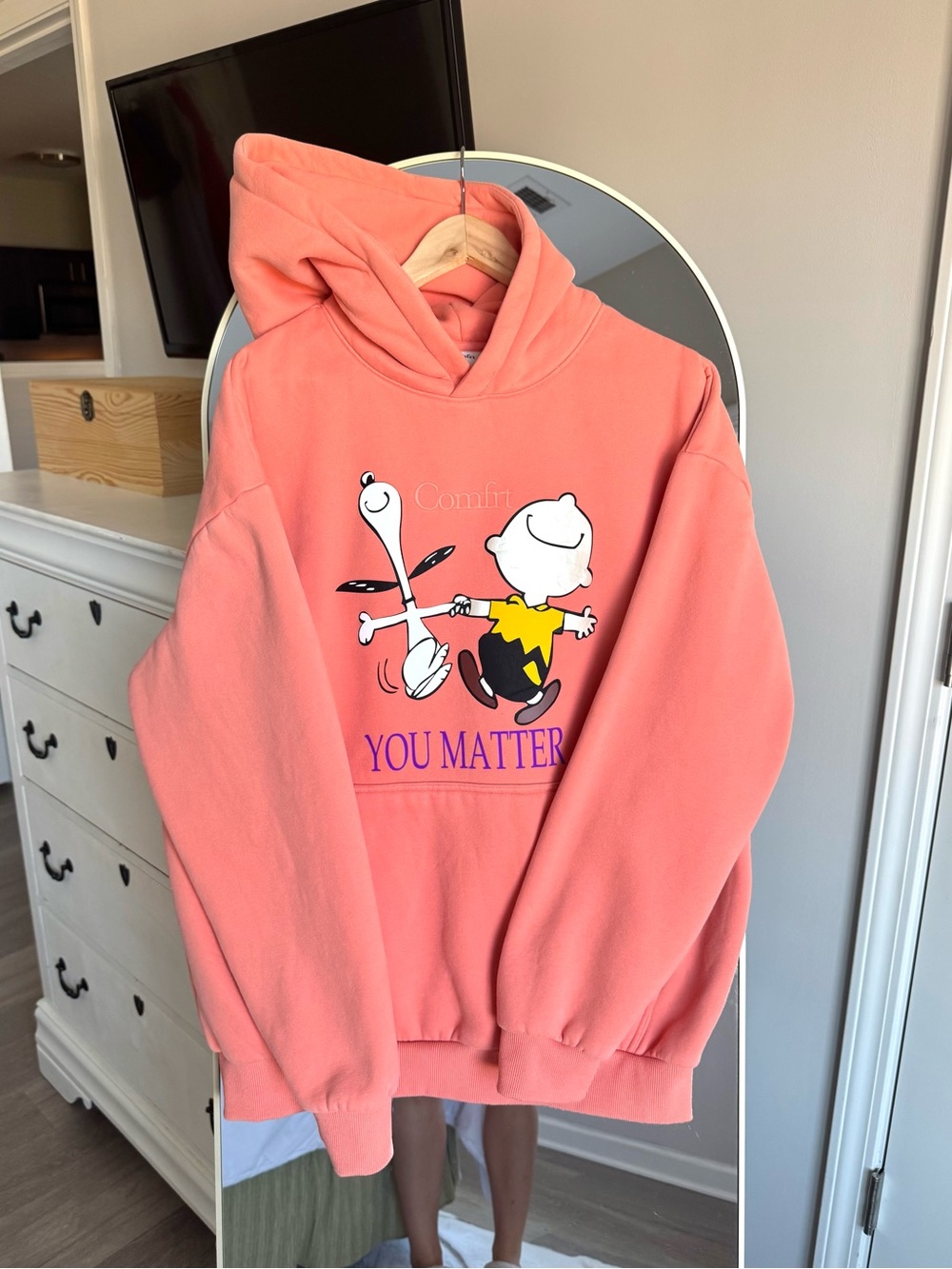 LIMITED EDITION Comfrt Peanuts "You Matter" Collection Graphic Hoodie
